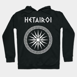 Hetairoi Companions of Alexander the Great Shield Hoodie